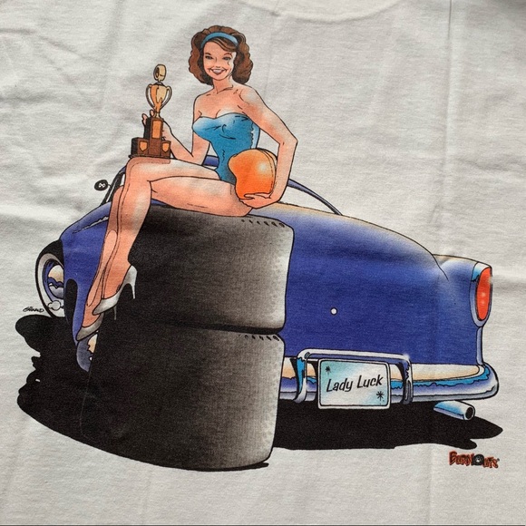 Trophy Girl NEW Hot Rod Automotive T-Shirt Cotton - Picture 1 of 3